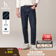 哈吉斯（HAZZYS）男裝 秋款直筒牛仔褲男PHIZ丹寧風(fēng)經(jīng)典長(cháng)褲棉彈簡(jiǎn)約日常男褲子 藏青色NV 34 （175/82A）