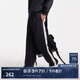 杰克·瓊斯（JACK&JONES）25年男裝潮流衛(wèi)褲男側(cè)面織帶100%純棉毛圈直筒休閑運動褲夏季褲子 E40黑色 31 175