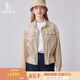 哈吉斯（HAZZYS）女裝 夏款女士3A抗菌HRC防曬工裝夾克ASVSU0BBU26 米色BI L (165/88A 40)