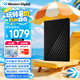 西部數(shù)據(jù)（WD）5TB 移動(dòng)硬盤(pán) USB3.0 My Passport隨行版2.5英寸 黑 機(jī)械硬盤(pán) 筆記本電腦外接 大容量加密存儲(chǔ)