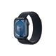 Apple/蘋(píng)果 Watch Series 9 智能手表GPS款45毫米午夜色鋁金屬表殼 午夜色回環(huán)式運(yùn)動(dòng)表帶 MR9C3CH/A