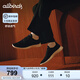 Allbirds【董潔同款】天絲呼吸鞋Tree Runner桉樹休閑輕便透氣休閑鞋 曜石黑（白底） 41 /M8 男碼