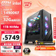 微星全家桶 14代i9 14900kf/i7 14700kf 搭 5070Ti 顯卡游戲電競直播電腦主機AI渲染DIY組裝機電腦整機 配置一：14900KF丨32G丨無(wú)顯卡