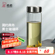 希諾（HEENOOR） 玻璃杯男士大容量單層透明加厚泡茶水杯商務便攜家用帶蓋杯子 本色460ml