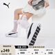 彪馬（PUMA）【小白鞋】增高厚底網(wǎng)球風(fēng)板鞋女復(fù)古休閑鞋 SKYE 374764 白-黑色-02 37