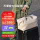 不萊玫大容量旅行包女健身包出差行李包男輕便 灰色 20L