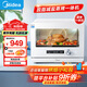 美的（Midea）【國(guó)家補(bǔ)貼】家用多功能料理爐電烤箱20L 蒸烤箱一體機(jī)S1 瀑流蒸汽/不銹鋼內(nèi)膽 PS2001
