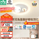 雷士（NVC）LED臥室護眼吸頂燈奶油風全光譜三色房間燈具卡通造型兒童房 ※賞花兔RA98全光譜48瓦三色調光