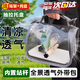 碧貂鸚鵡籠外出包外帶鳥(niǎo)籠隨身背包虎皮牡丹玄鳳等小鳥(niǎo)專(zhuān)用遛鳥(niǎo)斜跨包 鸚鵡外出包 灰色【加倍透氣 雙側網(wǎng)面】送托盤(pán)+站架 25.5*19*18CM