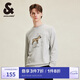 杰克·瓊斯（JACK&JONES） 秋季款時尚百搭舒適法斗狗長袖上衣復(fù)古英倫風(fēng)衛(wèi)衣男裝224333055
