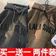 鵲笙美式重磅衛(wèi)衣男生冬季復(fù)古加絨加厚連帽外套秋冬ins潮牌硬挺上衣 深灰+駝色【衛(wèi)衣常規(guī)款兩件裝】 XL 【建議115-130斤左右】