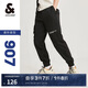 杰克·瓊斯杰克瓊斯秋男彈力工裝黑色牛仔褲222332057