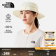 北面（The North Face）漁夫帽遮陽(yáng)帽男帽女帽夏季戶外休閑護(hù)頸UPF40+防曬運(yùn)動(dòng)帽子|5FXF QLI/沙丘白 L/XL