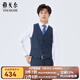 雅戈爾（YOUNGOR）男士秋冬男背心馬甲背心商場同款 藏青 XL 180/100A