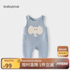 babylove寶寶背帶褲春秋外穿連體褲超萌可愛休閑長褲洋氣嬰兒褲子
