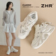 ZHR厚底老爹鞋女透氣網(wǎng)面夏季百搭小個(gè)子顯高顯瘦休閑鞋女鞋ins潮 米色 37