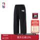 NBA官方聯(lián)盟球場(chǎng)生活男女保暖秋冬季戶(hù)外寬松運動(dòng)休閑直筒彎刀褲長(cháng)褲 聯(lián)盟（黑色） L