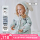 OAK FAMILY兒童羽絨服加厚保暖外出鵝絨冬季男女童羽絨服寶寶外套童裝衣服 絨球兔 90 cm