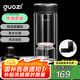 果茲（GUOZI）茶水分離杯雙層高硼硅玻璃杯高檔商務(wù)高顏值過(guò)濾茶水杯教師節(jié)禮物