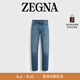ZEGNA杰尼亞男裝藍色石洗棉質(zhì)Roccia牛仔褲藍色36 (M/L)