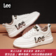Lee/Modern 男鞋秋季2026新款休閑板鞋男男士英倫復古百搭鞋子男潮鞋 白色 39 【偏大/請拍小一碼】