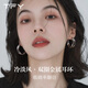 TFY夏日金屬雙圈耳環(huán)2025新款爆款女人味高級(jí)感素圈方圓臉顯臉小耳圈 銀色百搭高級(jí)感【925銀針】 一對(duì)裝