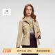 SCOFIELD女裝經(jīng)典廓形雙拉鏈多功能口袋夾克短外套2025春季新品 米色 M 165