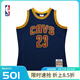 NBA官方MITCHELL&NESS 勒布朗詹姆斯Swingman系列男子球衣籃球服背心 詹姆斯-球衣 L