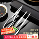 廣意蟹八件吃蟹工具大閘蟹不銹鋼蟹鉗夾304蟹針吃螃蟹工具3件套GY7829