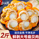 北海灣 鮮剝扇貝肉 新鮮扇貝生鮮北城紅貝超大海鮮水產(chǎn)鮮活特大貝柱貝類(lèi) 【大號60/80規格】?jì)糁?000g