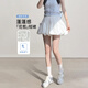 麓格立 花苞短裙女夏季2025新款防走光高腰a字半身蝴蝶結(jié)蓬蓬裙燈籠裙子 白色 M 【建議96-110斤】