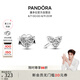 潘多拉（PANDORA）[夏之光同款]愛心三重奏耳釘心形精致七夕情人節(jié)禮物送女友