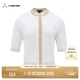 LI-NING 1990女子圓領(lǐng)開(kāi)衫編織衫2025夏季新款短款氣質(zhì)通勤休閑上衣經(jīng)典系列 乳白色-1 S