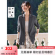 梵希蔓深灰色通勤西裝外套女2025春季新款高級感寬松廓形氣質西服 A1062 深灰色 S