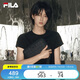 FILA 斐樂【黑武士】挎包男包2025秋時(shí)尚休閑單肩包斜挎包隨身包黑色