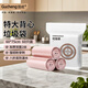 固成背心垃圾袋玫瑰金60*75cm60只單面1絲 家用手提垃圾袋加厚背心式
