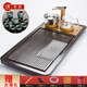 祥業(yè)功夫茶具茶盤(pán)實(shí)木全自動(dòng)燒水壺一體式茶臺家用單盤(pán)排水式茶托盤(pán) 鴻福酸枝紋茶盤(pán)+全自動(dòng)電茶爐