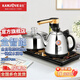 金灶（KAMJOVE） K9自動上水燒水壺電熱水壺泡茶專用茶臺燒水壺一體 燒水保溫一體全自動恒溫智能熱水壺 0.9L 銀色