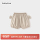 babylove嬰兒短褲夏季純棉紗布薄款寶寶大pp褲可愛百搭嬰幼兒褲子