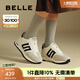 百麗（Belle）【張凌赫同款】小金甘休閑鞋女商場款阿甘鞋D2C1DAM5 白色 【小金甘1.0】 37 (235mm)