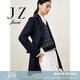 玖姿（JUZUI）商場同款通勤職業(yè)風(fēng)外套風(fēng)衣女秋款JWDQ41302 丈青 XL