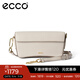 愛(ài)步（ECCO） 包包女包 牛皮輕奢上班通勤單肩包 中號方包9107778 HL 灰褐色910777890387 均碼