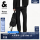 杰克·瓊斯（JACK&JONES）25年男裝夏季褲子男士百搭潮流天絲休閑褲直筒彈力商務(wù)品牌男褲 E40黑色 30 170