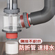 云華衛(wèi)浴廚房下水管三通接頭三合一凈水器下水道新料ABS透明排水五通YH229
