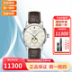 浪琴(LONGINES)瑞士經(jīng)典復刻系列男士腕表自動(dòng)機械手表送男友老公 L4.826.4.92.2棕色鱷魚(yú)皮40mm