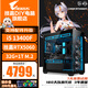 技嘉全家桶酷睿i5 13400F組裝電腦RTX4060/5060/Ti主機(jī)游戲電競商務(wù)辦公海景房電腦臺(tái)式機(jī)diy電腦整機(jī) 配置二：i5 13400F丨RTX5060