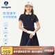 納維凱爾（Navigare）女童連衣裙夏季兒童POLO裙涼爽時尚速干舒適時間的海深藍160