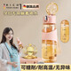 RICH YOUR HOME德國品質(zhì)杯子產(chǎn)婦躺著喝水專用杯子女生玻璃杯女士高顏值便攜水杯 Tritan塑料材質(zhì)-520ml粉