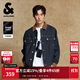 杰克·瓊斯（JACK&JONES）25年秋季外套男士裝寬松潮流休閑品質(zhì)夾克撞色翻領(lǐng)原色牛仔外套男 A13 深牛仔藍 預售11月4日發(fā)貨 M 175