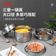 Debo 德鉑蒸鍋304不銹鋼復(fù)底蒸湯鍋用爐具可視鍋蓋 304不銹鋼復(fù)底蒸鍋 2層 28cm